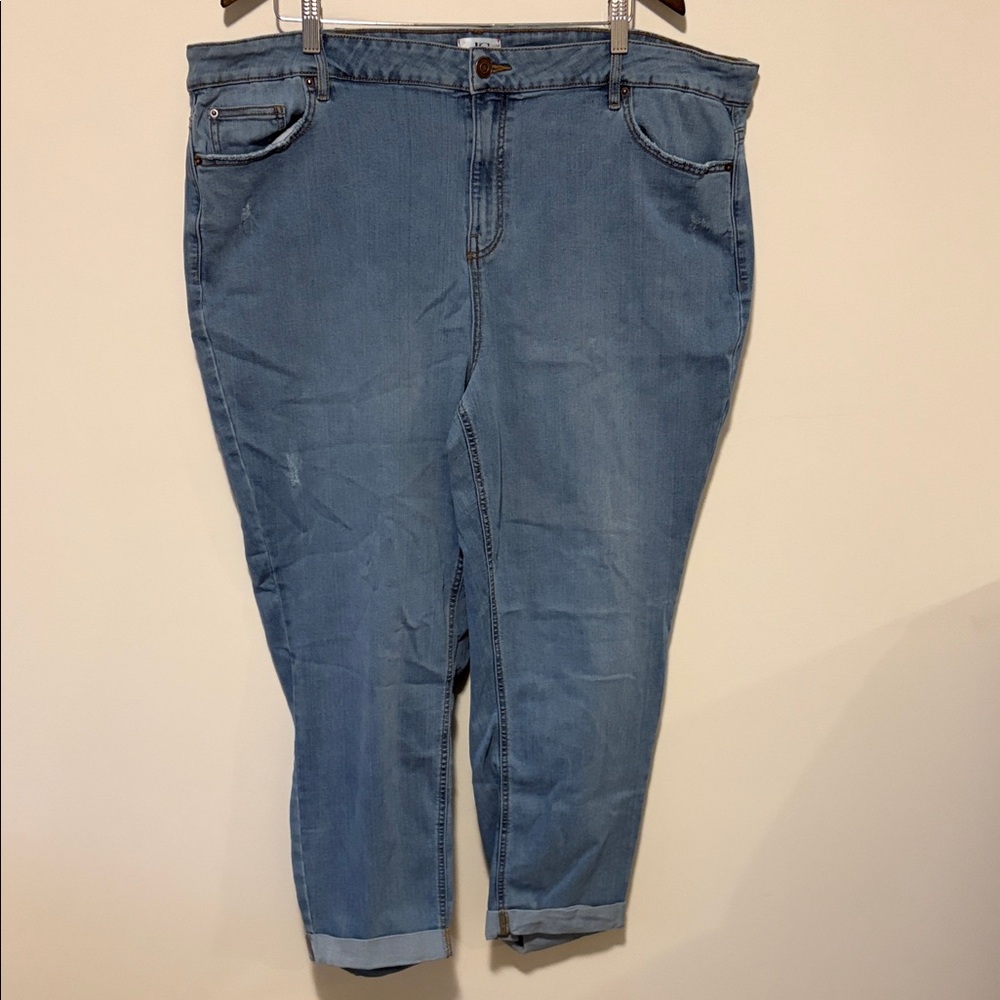 Penningtons Light Blue Cropped Stretch Jeans